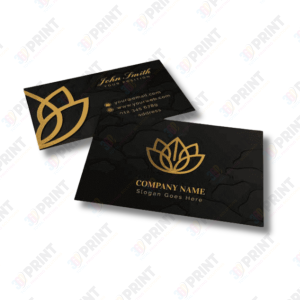 Business Cards, Gold Foiling, 400gsm, 9x5.5cms, 1000Pcs