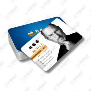 Business Cards, Round Corner, Gold Foiling, Velvet Laminated